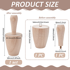 Tassenformen aus Holz&nbsp;WOOD-BC0001-45B