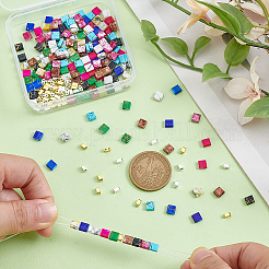 240 шт. 11 стиля гальванизированных немагнитных синтетических гематитовых бусин и стеклянных бусин&nbsp;G-PH0003-33