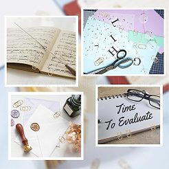 100 шт. 4 вида скрепок из углеродистой стали FIND-CP0001-48