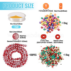 Kit fai da te per realizzare collane/braccialetti&nbsp;DIY-TAC0032-18C