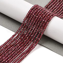 Гранат природный бисер нитей G-K376-B06-01