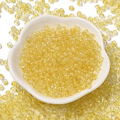 Прозрачные цвета стеклянные круглые бусины&nbsp;SEED-F006-05A-09