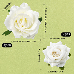 Заколки для волос из ткани и железа из кожи аллигатора&nbsp;AJEW-SP0002-84A