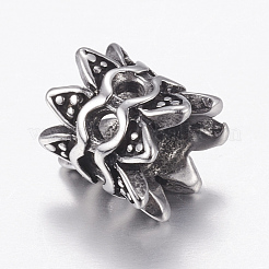 Европейские бусины из нержавеющей стали 304 STAS-P173-150AS