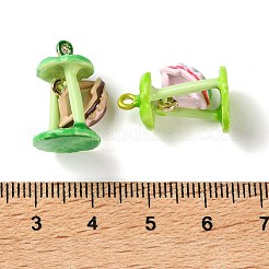 合金エナメルチャーム  海賊船のお守り  ミックスカラー  19.5x12mm  穴：1.6mm&nbsp;AL-CBAEAA8-02