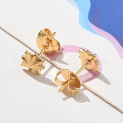 Серьги-гвоздики из нержавеющей стали 304 для женщин&nbsp;STAS-Z117-17G-01