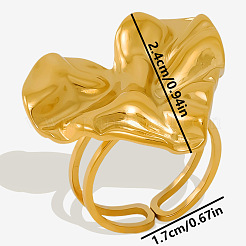 Стильное женское кольцо в форме сердца из нержавеющей стали 304&nbsp;YW1550-2