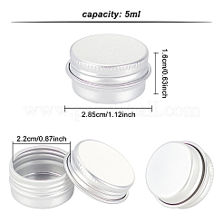 Latas de aluminio redondas&nbsp;LS-CON-WH0079-14