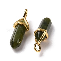 Pendentifs pointus en jade vert naturel du sud de la Chine&nbsp;G-K329-59G