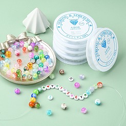 Прозрачная эластичная кристаллическая нить EW-YW0001-02-0.6