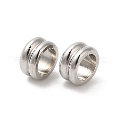 Европейские бусины из нержавеющей стали 304 STAS-H214-05P