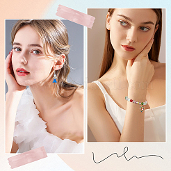 400 шт. латунные акриловые бусины-разделители со стразами RB-SP0001-09B