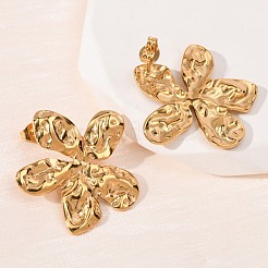 Boucles d'oreilles puces en acier inoxydable 304 pour la Saint-Valentin&nbsp;EJEW-C184-01A-G