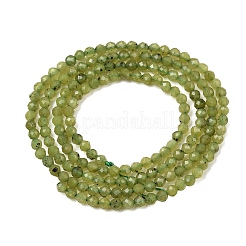 Natürliche kanadische Jade Perlen Stränge&nbsp;G-G259-D02-2mm