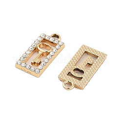 Подвески со стразами из сплава с ультрафиолетовым покрытием&nbsp;ALRI-N058-14KCG