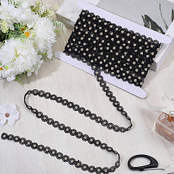 10 ярд металлизированной пряжи цветочная кружевная лента&nbsp;OCOR-GF0005-45B