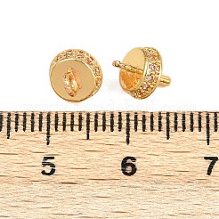 Латунный микро-паве кубический цирконий KK-Z122-06G