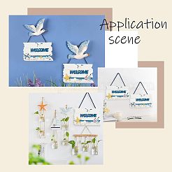 2 шт. 2 стиля подвесные украшения из МДФ в средиземноморском стиле&nbsp;HJEW-PH00001-33