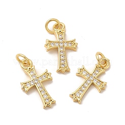 Стойки обшивки латунь микро проложить Циркон подвеску KK-B068-02G