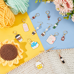 Подвеска с эмалью на тему напитка HJEW-AB00470