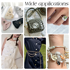 60 шт. 3 стиля пуговиц-ракушек BUTT-PH0001-31