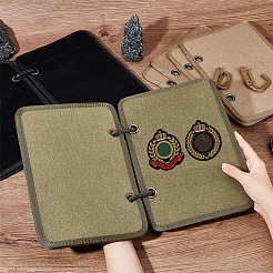 3 комплект 3-х цветных бархатных значков для нарукавных повязок на стенде AJEW-NB0005-55