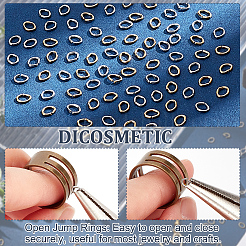 300 шт. 2-х цветные соединительные кольца из нержавеющей стали 304 STAS-DC0011-94