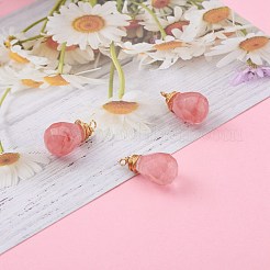 Кулон из кварцевого стекла с вишней&nbsp;PALLOY-JF00643