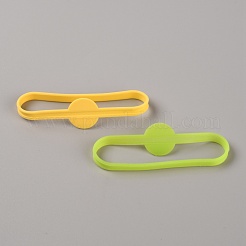 シリコンワイングラスチャームセット  ドリンクマーカー  ミックスカラー  90x6~20x1.5mm  12個/セット&nbsp;AJEW-WH0223-35