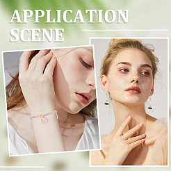 40шт 4 цвета сплава эмалевые подвески&nbsp;ENAM-SC0005-92