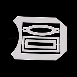 Наклейка рамка из углеродистой стали умирает трафареты&nbsp;LS-DIY-F032-07