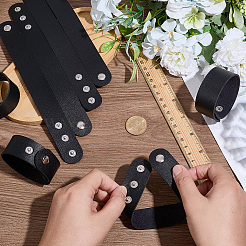 12 шт. браслеты из ПВХ и железного шнура&nbsp;AJEW-CL0002-49C