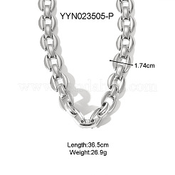 Браслеты и ожерелья из овальной цепочки из нержавеющей стали 304 для унисекс XX1878-1