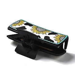 Искусственная кожа с большими пластиковыми заколками для волос OHAR-M042-01C