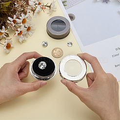 Коробки для демонстрации драгоценных камней из сплава&nbsp;CON-WH0092-88A-P