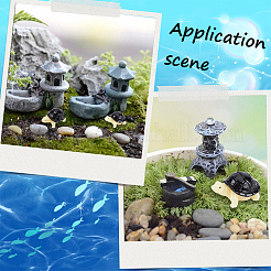 12 шт. смоляные 3D животные украшения&nbsp;AJEW-SP0002-14