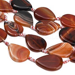 Agate à bandes naturelles / brins de perles d'agate à rayures&nbsp;GG-CBAE0EB-01A-05
