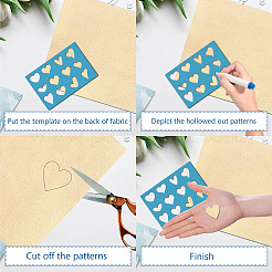 Акриловая серьга ручной работы шаблон DIY-WH0359-022