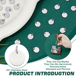 30 шт. подвески из нержавеющей стали 201 STAS-ME0001-95