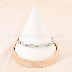 Браслеты-цепочки с ромбовидными звеньями из нержавеющей стали 304 для мужчин и женщин&nbsp;BJEW-G766-04P