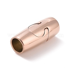 Fermoirs magnétiques en acier inoxydable 304 à placage ionique (IP) avec emembouts collées&nbsp;STAS-G276-31RG