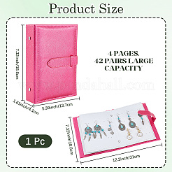 Портативная книга для демонстрации сережек из искусственной кожи EDIS-WH20011-01D