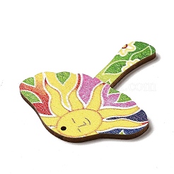 Печатные деревянные подвески&nbsp;WOOD-B007-01B