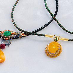 30 шт. 3 цвета 925 наконечника для шнура из стерлингового серебра FIND-GO0002-60