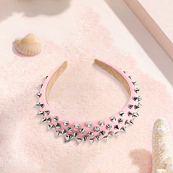 1 Haarband aus Kunstleder für Damen&nbsp;OHAR-CL0001-04A