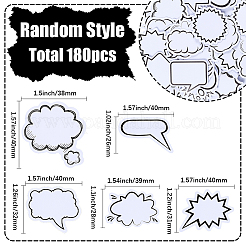 180 шт. самоклеящиеся бумажные наклейки&nbsp;DIY-SP0005-81