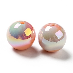 Placcatura uv perline acriliche iridescenti arcobaleno opache&nbsp;MACR-D063-01B-06