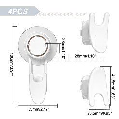 Вешалки для крючков на присоске из абс-пластика AJEW-WH0248-272A
