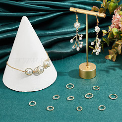 30шт 3 латунных рамки для бусин KK-BBC0003-84