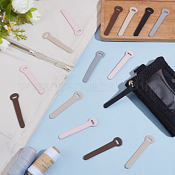 30 шт. 5 цвета искусственной кожи фиксатор молнии сменный для ремонта сумочки для багажа аксессуары FIND-NB0006-55